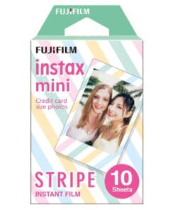FUJIFILM INSTAX MINI (STRIPE) 富士即影即有菲林相紙 (斜條紋)