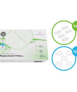 PETONEER FRESCO 寵物智能水質檢測飲水機抑菌環保過濾芯片 (5 片裝)