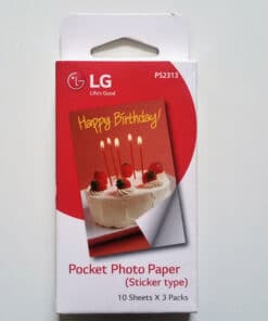 LG ZINK PS2313 樂金無線流動相片打印機貼紙款無墨菲林相紙 (30 張)