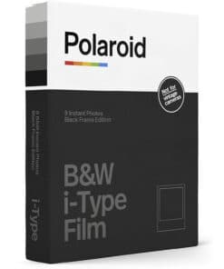 POLAROID B&W I-TYPE FILM (BLACK FRAME EDITION) 寶麗來即影即有菲林相紙 (黑邊框黑白)