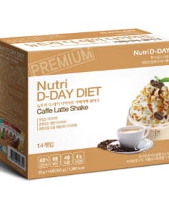 NUTRI D-DAY 減肥代餐奶昔 350G (25G X 14 包) - CAFE LATTE SHAKE