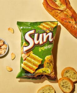 Alternative view of ORION SUN 波浪玉米脆片蒜蓉麵包味 80G