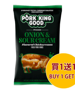 PORK KING GOOD 洋蔥酸忌廉味炸豬皮 49.5G (買 1 送 1)