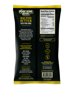 Alternative view of PORK KING GOOD 咸牛油味炸豬皮 49.5G (買 1 送 1)