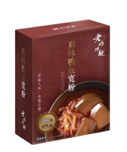LAO MA NOODLE 老媽拌麵麻辣鴨血寬粉 540G