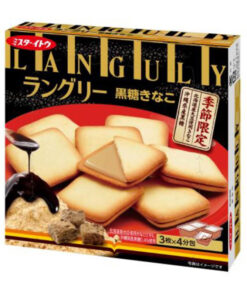 ITO LANGULY 伊度黑糖黃豆粉三文治夾心曲奇 (12 片)