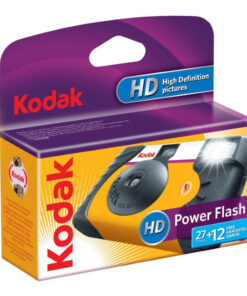 KODAK HD POWER FLASH 柯達一次性使用 35mm 135 彩色負片即棄菲林相機 (27 + 12 張底片)
