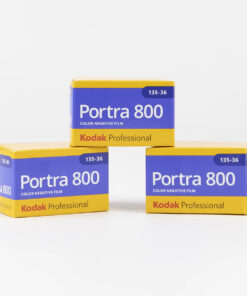 KODAK PROFESSIONAL PORTRA 800 柯達 35mm 135 彩色負片菲林底片 (3 X 36 張)