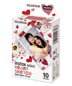 Alternative view of FUJIFILM INSTAX MINI (HEART SKETCH) 富士即影即有菲林相紙 (心形素描)