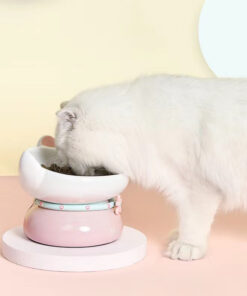 Alternative view of 萌寵馬卡龍貓碗