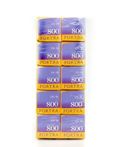 KODAK PROFESSIONAL PORTRA 800 柯達 35mm 135 彩色負片菲林底片 (10 X 36 張)