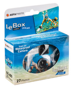 AGFAPHOTO LEBOX OCEAN WATERPROOF 戶外運動防水一次性使用 35mm 135 彩色負片即棄菲林相機 (27 張底片)