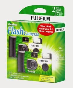 FUJIFILM QUICKSNAP FLASH 富士一次性使用 35mm 135 彩色負片即棄菲林相機 (2 X 27 張底片)