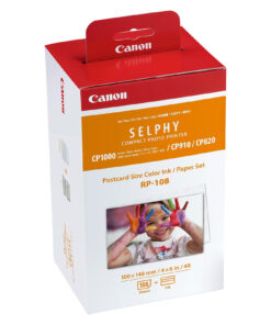 CANON SELPHY RP-108 佳能輕巧相片打印機相紙 (明信片尺寸) 108 張連色帶套裝
