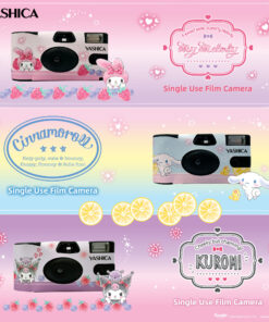 YASHICA X SANRIO CHARACTERS 雅西卡三麗鷗一次性使用 35mm 135 彩色負片即棄菲林相機 (27 張底片)
