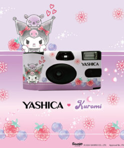 YASHICA X SANRIO CHARACTERS 雅西卡三麗鷗一次性使用 35mm 135 彩色負片即棄菲林相機 (27 張底片) - KUROMI