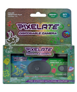 RETO RETOCOLOR PIXELATE CAMERA 像素化特效一次性使用 35mm 135 彩色負片即棄菲林相機 (27 張底片)