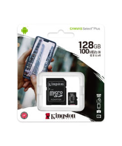 KINGSTON CANVAS SELECT PLUS MICROSD SDCS2 / 128GB 金士頓記憶卡連 SD ADAPTER 轉接卡