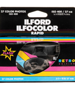 ILFORD ILFOCOLOR RAPID RETRO EDITION BLACK 一次性使用 35mm 135 彩色負片即棄菲林相機 (27 張底片)