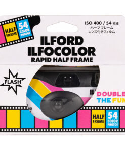 ILFORD ILFOCOLOR RAPID HALF FRAME 一次性使用 35mm 135 彩色負片即棄半格菲林相機 (54 張底片)