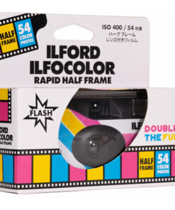 Alternative view of ILFORD ILFOCOLOR RAPID HALF FRAME 一次性使用 35mm 135 彩色負片即棄半格菲林相機 (54 張底片)