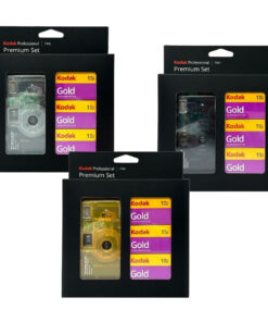 KODAK PROFESSIONAL FILM PREMIUM SET COLORMAX 柯達 35mm 135 菲林底片果凍相機連 KODAK GOLD 200 彩色負片菲林底片 (3 X 36 張)