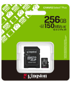 KINGSTON CANVAS SELECT PLUS MICROSD SDCS3 / 256GB 金士頓記憶卡連 SD ADAPTER 轉接卡