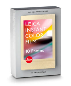LEICA SOFORT INSTANT COLOR FILM INSTAX MINI FORMAT (NEO GOLD FRAME) 徠卡即影即有菲林相紙 (金色邊框)