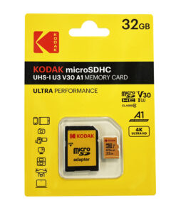 KODAK ULTRA PERFORMANCE MICROSDHC UHS-I U3 V30 A1 MEMORY CARD WITH ADAPTER CLASS 10 32G 柯達記憶卡連轉接卡