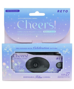 RETO RETOCOLOR CHEERS CAMERA 乾杯慶祝特效一次性使用 35mm 135 彩色負片即棄菲林相機 (27 張底片)