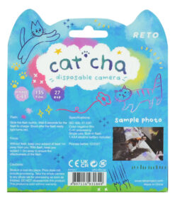 Alternative view of RETO RETOCOLOR CAT'CHA CAMERA 貓咪特效一次性使用 35mm 135 彩色負片即棄菲林相機 (27 張底片)