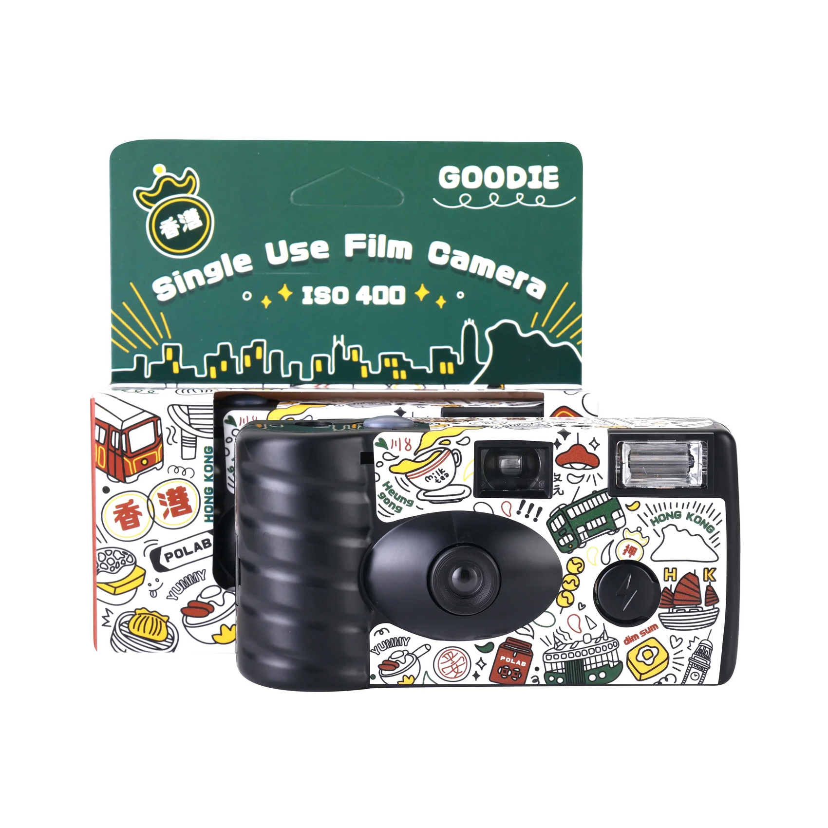 GOODIE HONG KONG EDITION 香港一次性使用 35mm 135 彩色負片即棄菲林相機 (27 張底片)