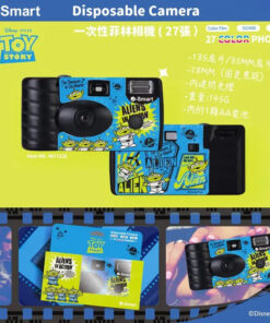 I-SMART DISNEY PIXAR TOY STORY ALIENS 迪士尼彼思反斗奇兵三眼仔一次性使用 35mm 135 彩色負片即棄菲林相機 (27 張底片)