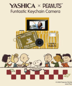 YASHICA X PEANUTS SNOOPY FUNTASTIC KEYCHAIN CAMERA YAS-FASMNC-P2 雅西卡花生漫畫史諾比鑰匙扣迷你數碼相機