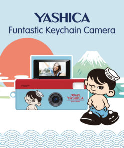 YASHICA BOY FUNTASTIC KEYCHAIN CAMERA YAS-FASMNC-Y1 雅西卡海軍藍男孩鑰匙扣迷你數碼相機
